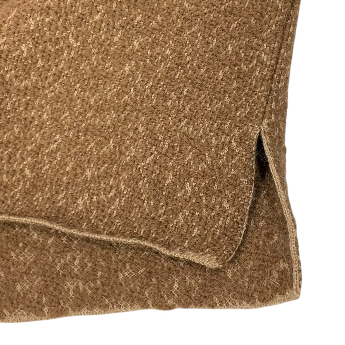 カットジャガードフリンジ チュニックニット KNIT122