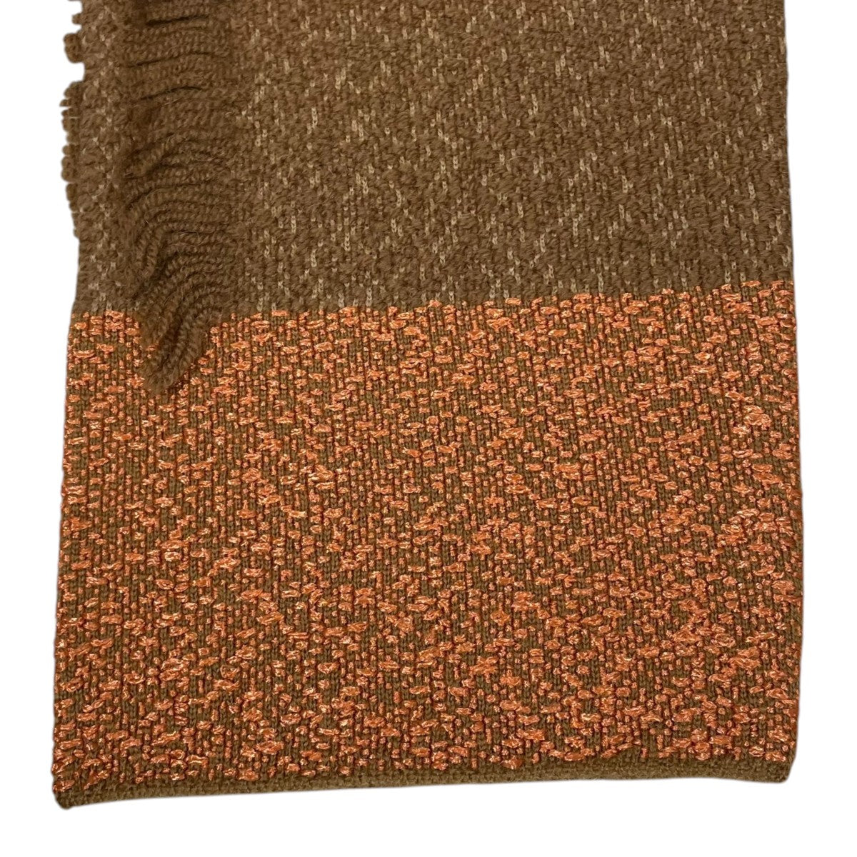 カットジャガードフリンジ チュニックニット KNIT122