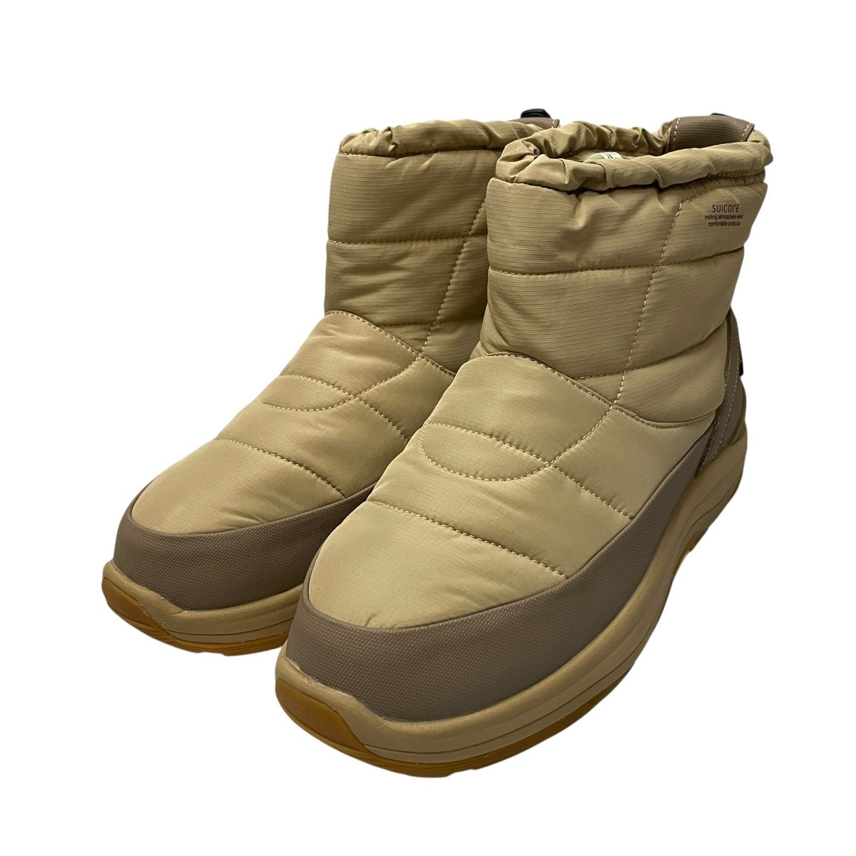 【SALE】 suicoke(スイコック) BOWER BOOTSブーツ ベージュ サイズ 10 靴