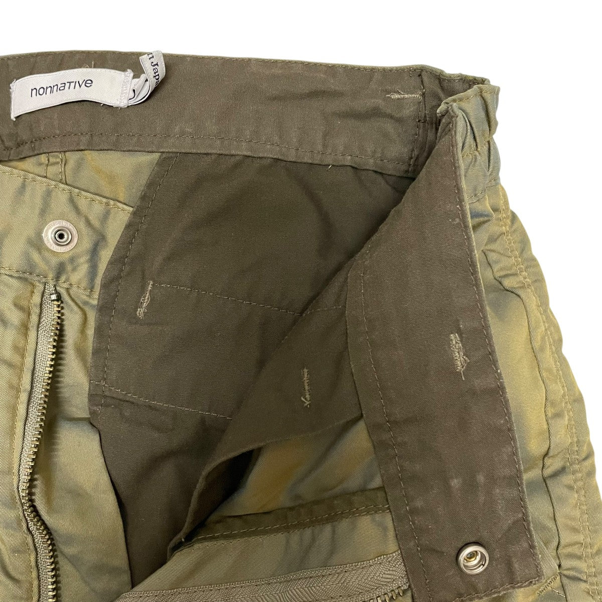 nonnative オリーブ チノパン SIZE 1 カーキ nonnative(ノンネイティブ) NN-P3161パンツ カーキ サイズ 1