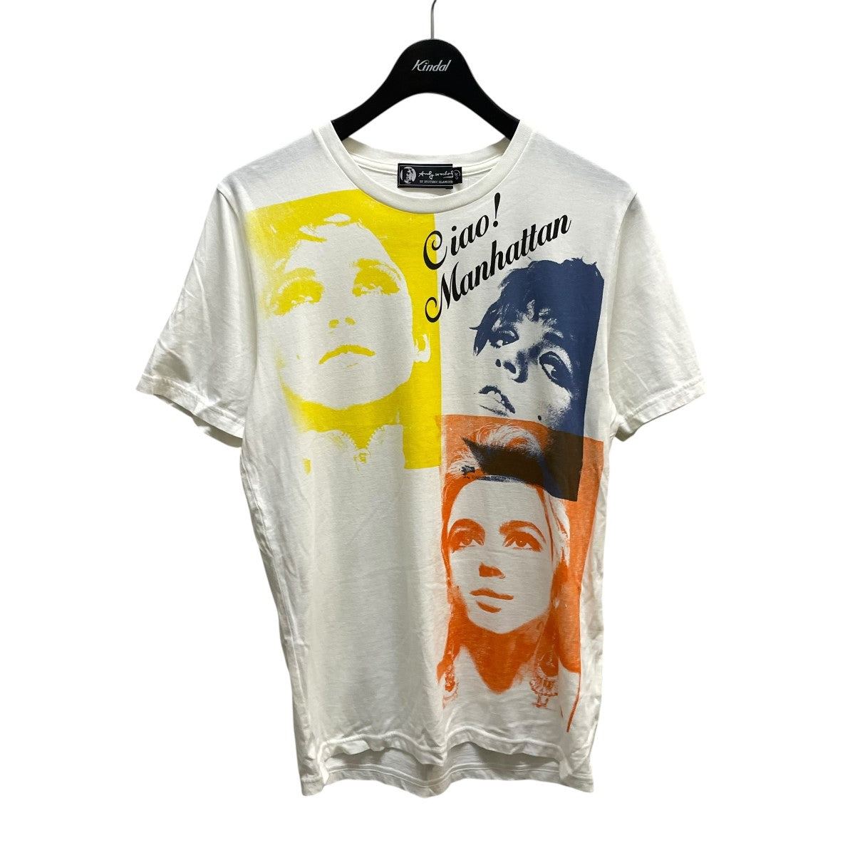 Hysteric Glamour Andy Warhol半袖カットソー0432CT08 古着・中古-1枚目のアイテム画像