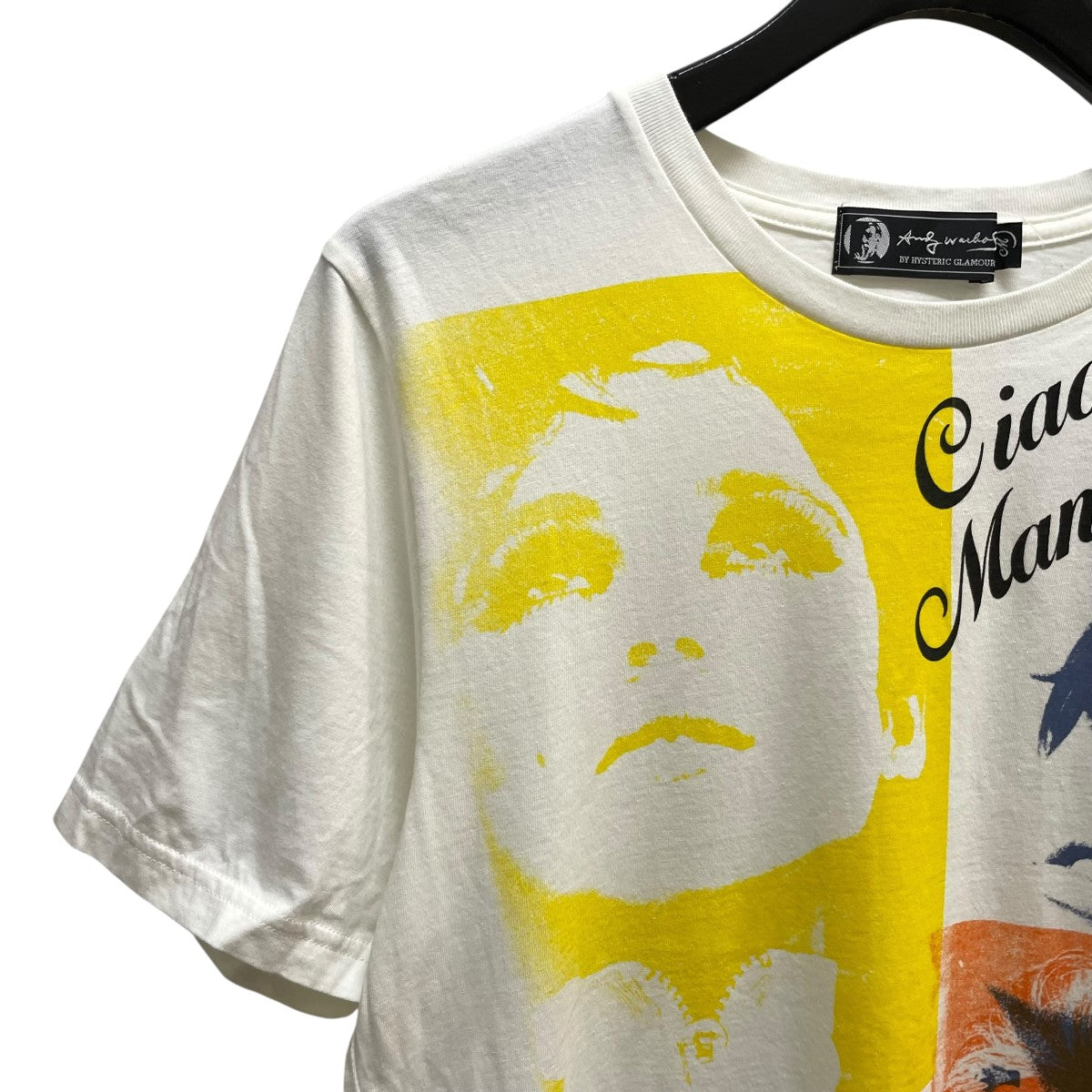 Hysteric Glamour Andy Warhol半袖カットソー0432CT08 古着・中古-4枚目のアイテム画像