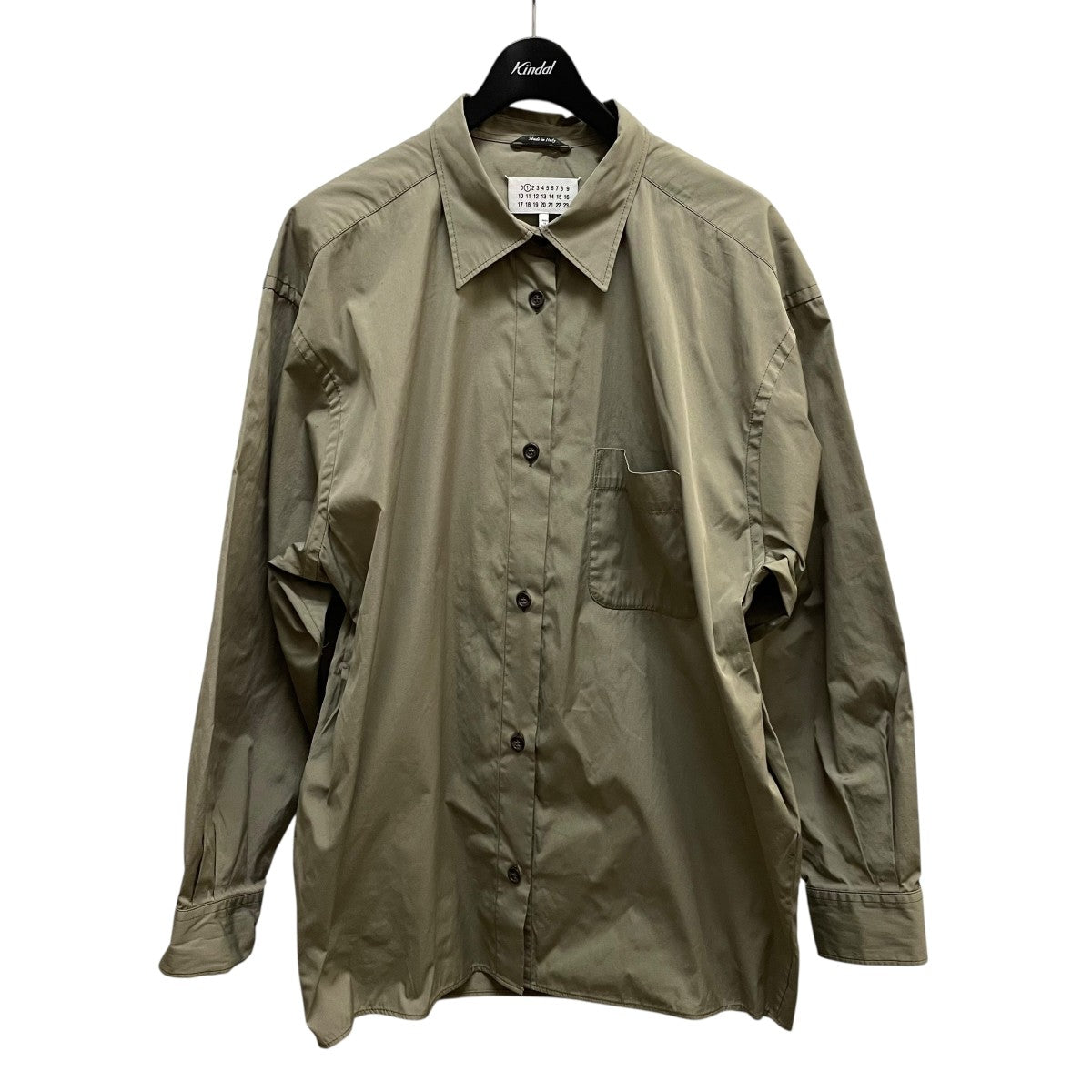 10メゾンマルジェラ 10 Maison Margiela 1 10 23SS 「S51HP0003」 ロングニットカーディガン カーキ サイズ：S Maison Margiela(メゾン マルジェラ)S51HP0003 ロングニット