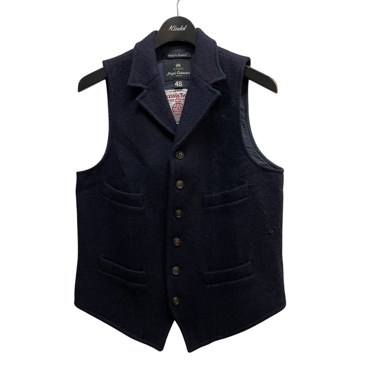 NIGEL CABOURN(ナイジェルケーボン) 染め加工バンドカラーシャツ