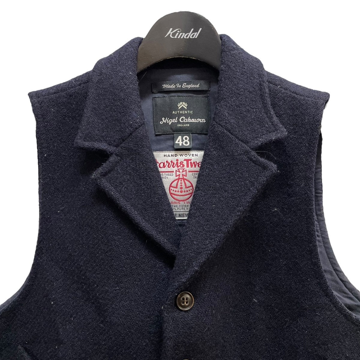 Nigel Cabournウールベスト ネイビー Nigel Cabournウールベスト ネイビー Nigel Cabournウールベスト