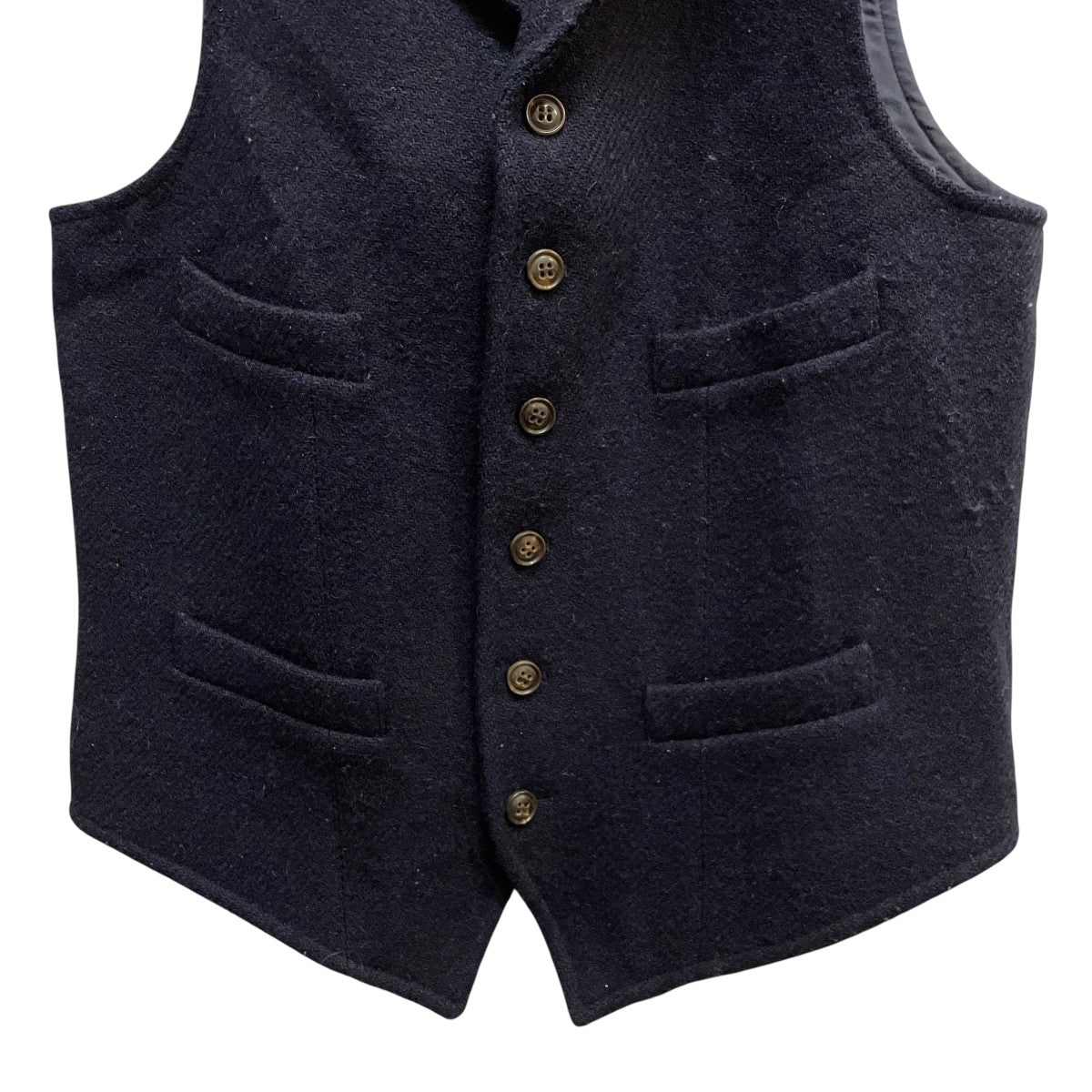 NIGEL CABOURN×HARRIS TWEED 8081170006ベスト ネイビー サイズ