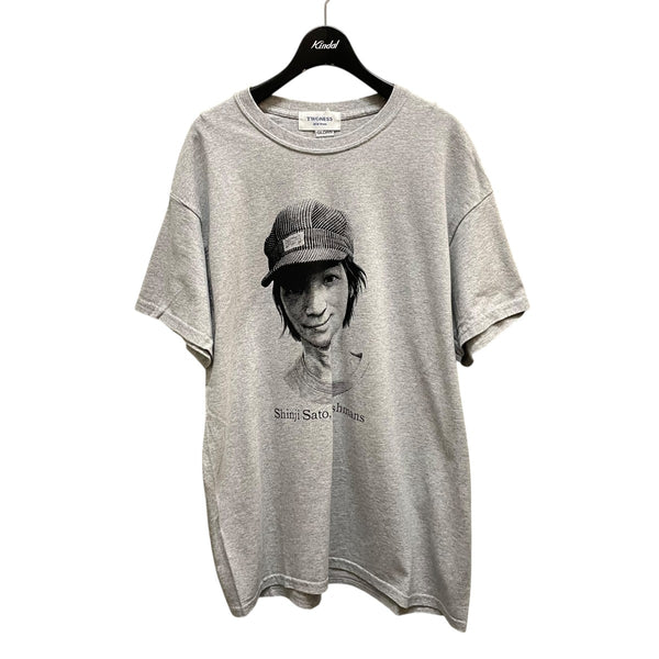 Fishmans 佐藤伸治 ポラロイド写真 フィッシュマンズ 非売品 TWONESS FISHMANS 佐藤伸治半袖Tシャツ グレー サイズ L｜【公式