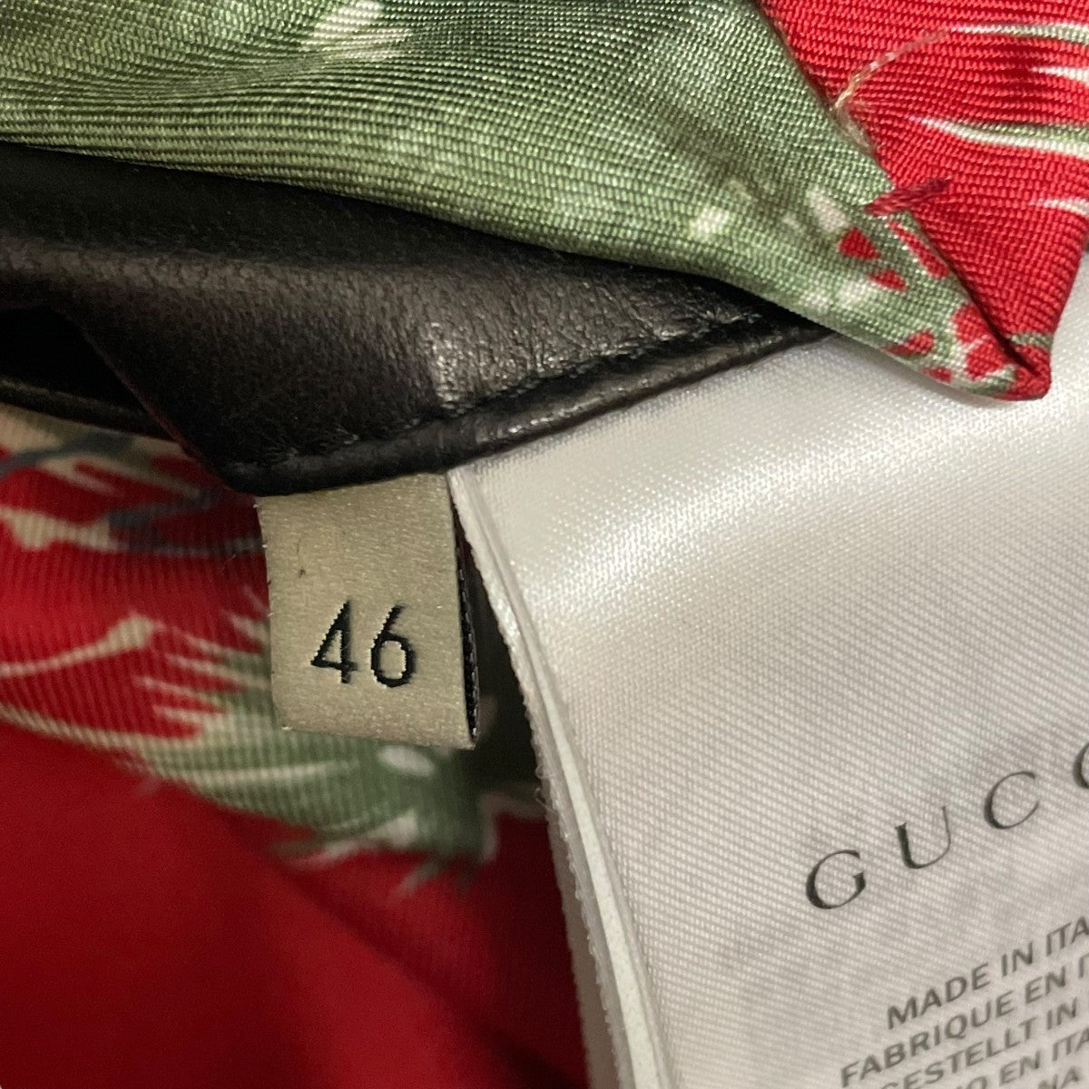 希少✨GUCCI ラム レザージャケット GG柄 40 L シルク ライダース GUCCI® INT Official Site | Celebrate Italian Heritage