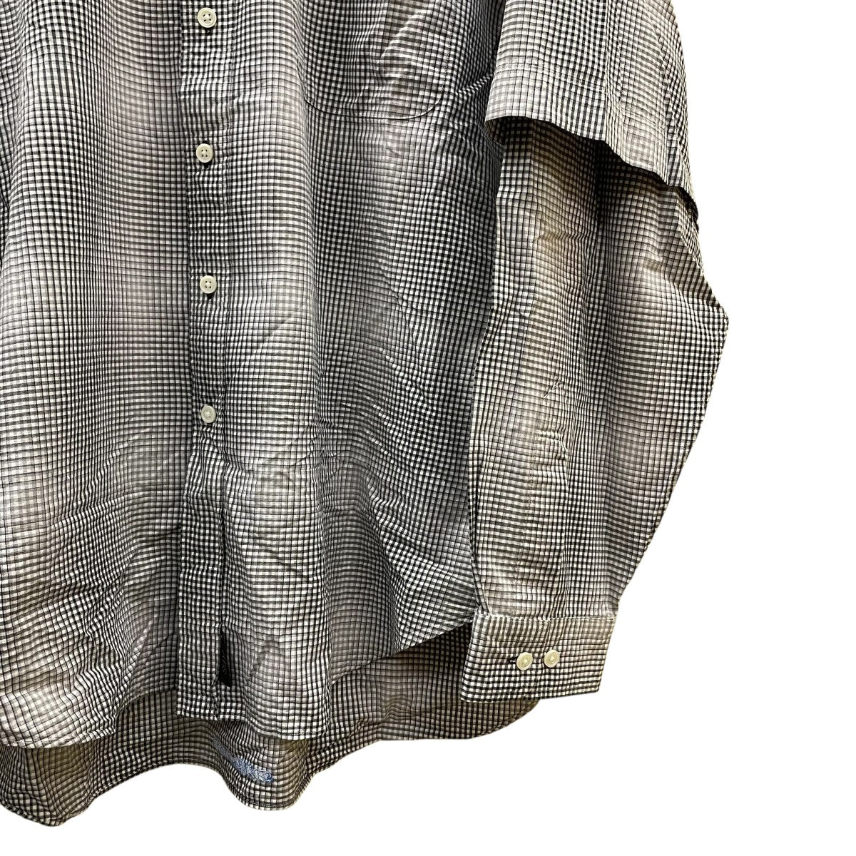 Detachable Shadow Plaid BD Shirt長袖ブラウスSD24S SH04