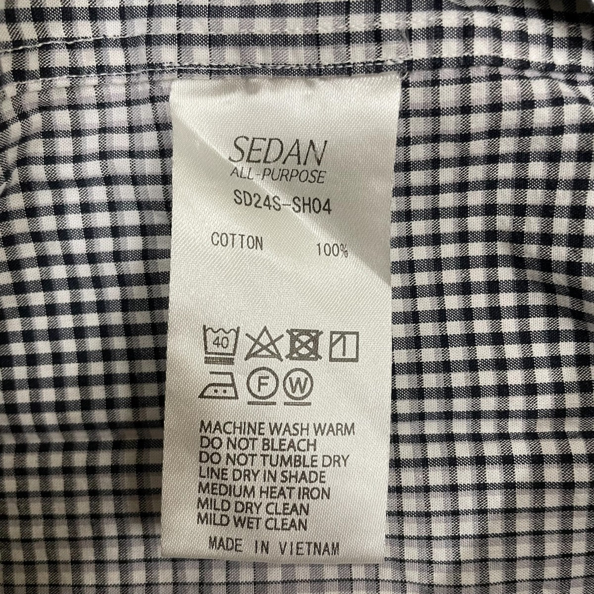 Detachable Shadow Plaid BD Shirt長袖ブラウスSD24S SH04