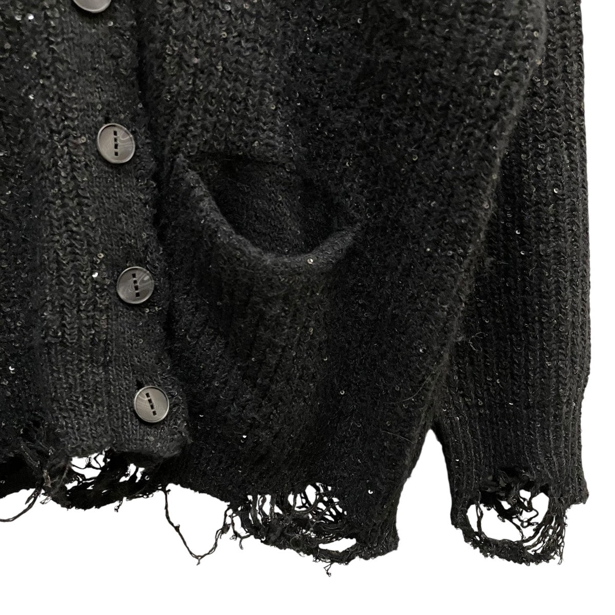 SHINY GRUNGE KNIT CARDIGANカーディガン112320130400