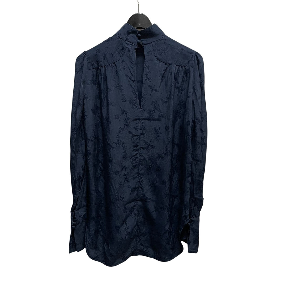 mame kurogouchi 23SS Crane Pattern Jacquard Shirt MM23PS-SH710 古着・中古-2枚目のアイテム画像