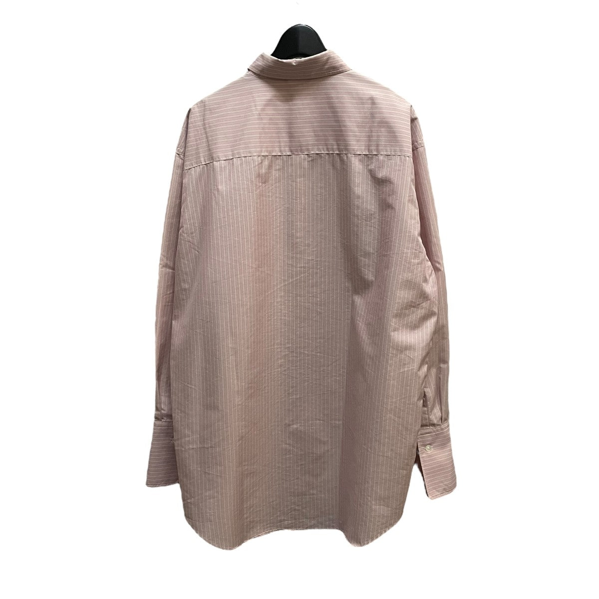 AURALEE◆23SS/FINX POLYESTER STRIPE SHIRT/1/コットン/BLU/ストライプ/A23SS04PS 2023SS AURALEE オーラリー FINX POLYESTER STRIPE SHIRT