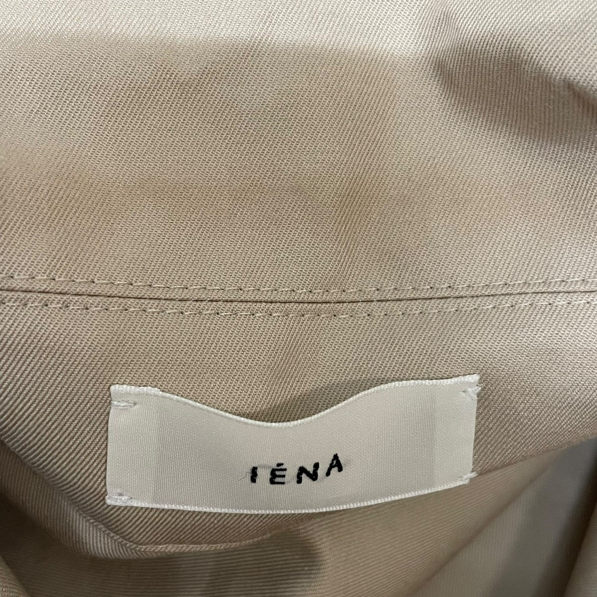 IENA(イエナ) シャンブレーツイル撥水フォルムコート