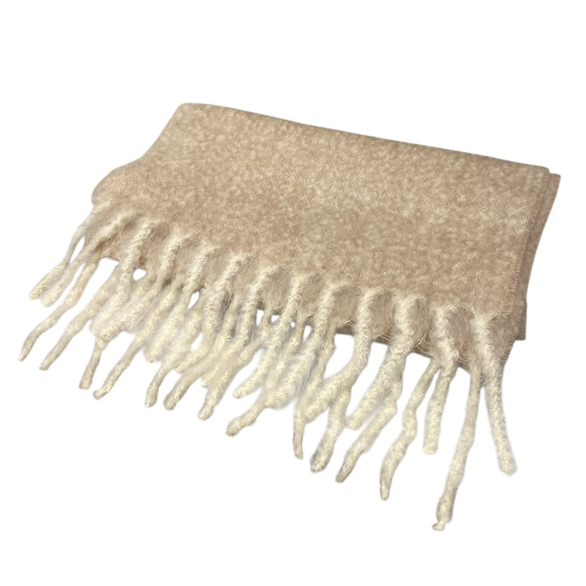 THROW(スロー) Color Mohair Wool mixマフラー ベージュ｜【公式