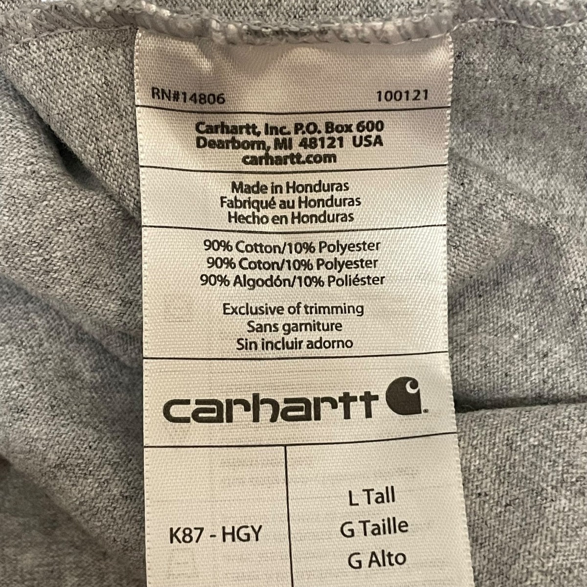 CarHartt Tシャツ 古着・中古-6枚目のアイテム画像