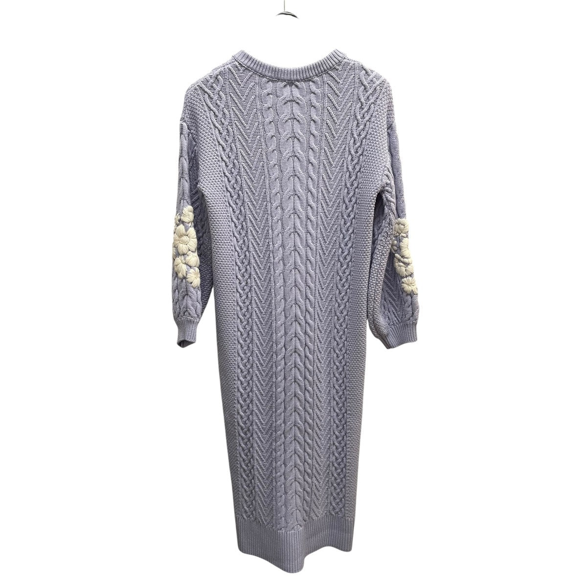 刺繍ケーブルニットワンピース0120433108
