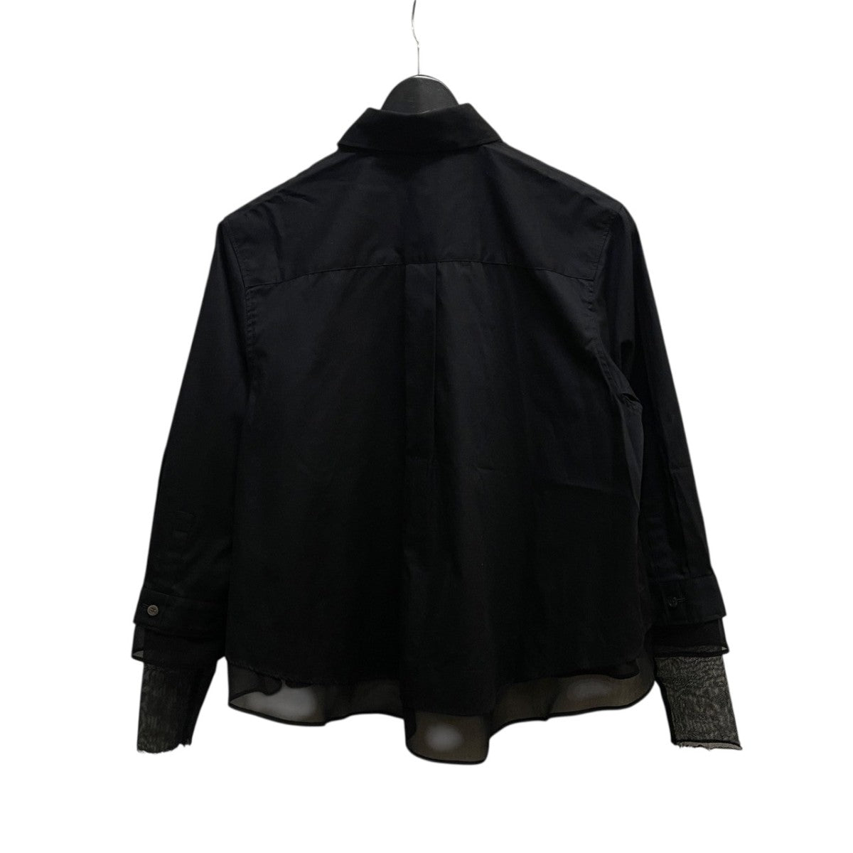 アンダーカバー UNDERCOVER コットンフレアシャツ UP2D1404-02 ブラック サイズ：1 UNDERCOVER(アンダーカバー) コットンフレアシャツ UP2D1404-02