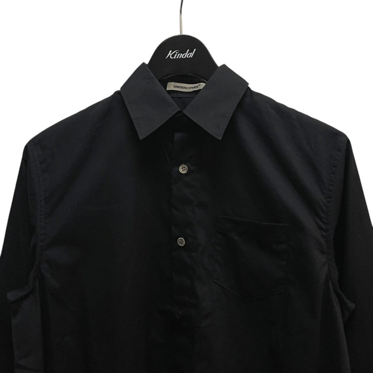 アンダーカバー UNDERCOVER コットンフレアシャツ UP2D1404-02 ブラック サイズ：1 UNDERCOVER(アンダーカバー) コットンフレアシャツ UP2D1404-02