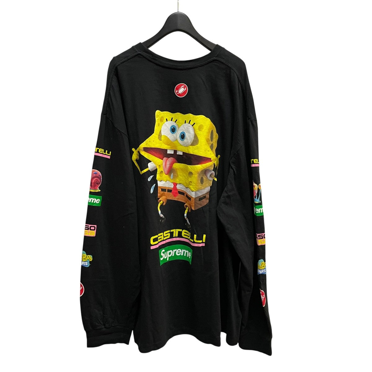 トップス Supreme SpongeBob Castelli Racing L/S Supreme SpongeBob SquarePants Castelli Racing L S Tee (SS25