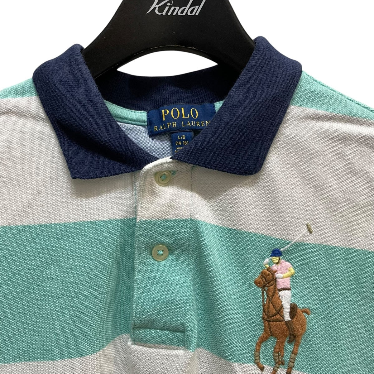 POLO RALPH LAUREN ビッグポニー半袖ポロシャツ 古着・中古-3枚目のアイテム画像