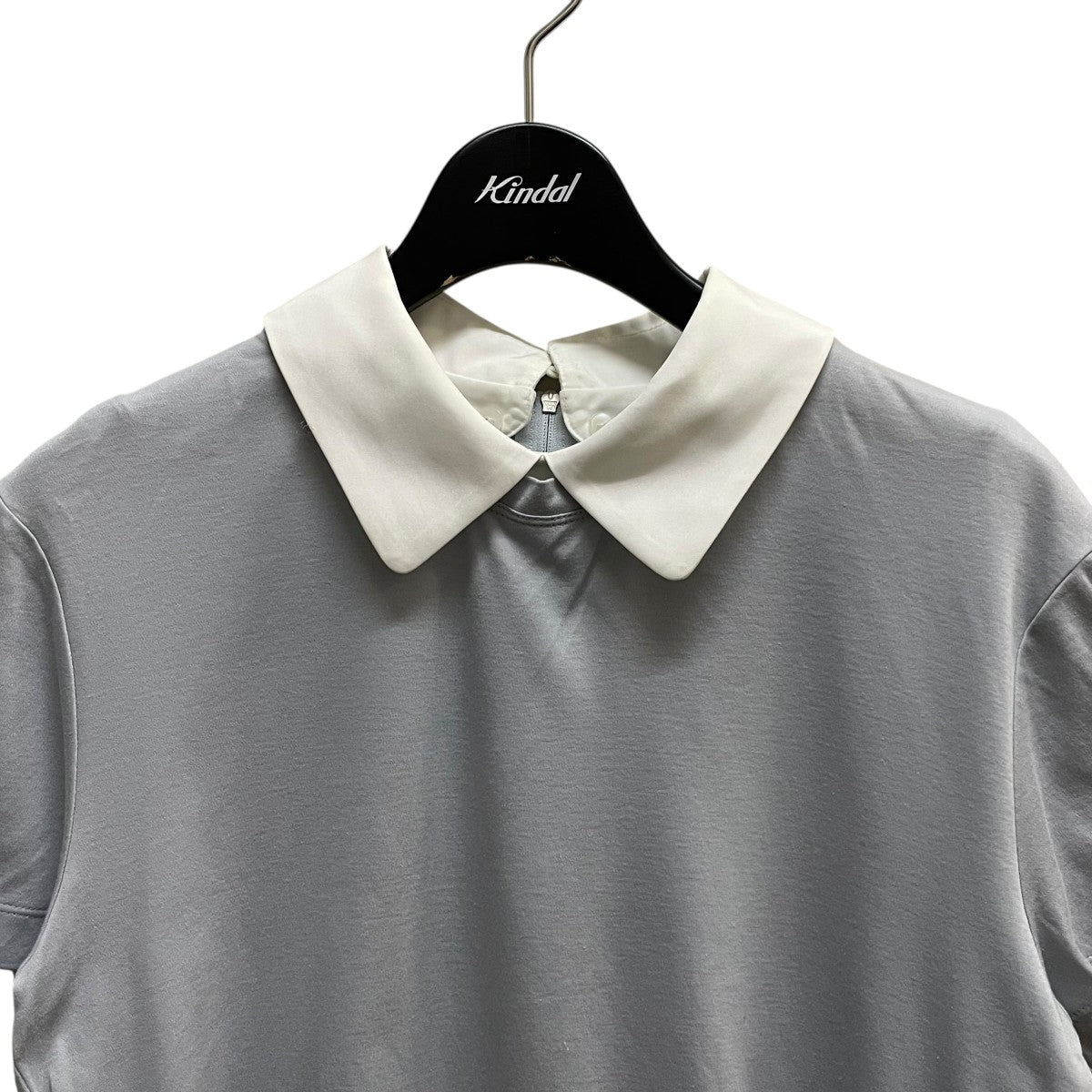 フォクシーニューヨーク FOXEY NEWYORK 40129 半袖シャツ ブルー FOXEY NEWYORK(フォクシーニューヨーク) 40129半袖シャツ ブルー