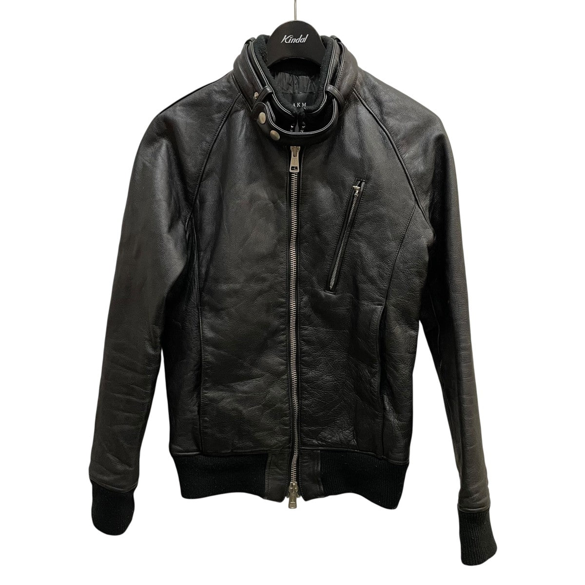 【美品】AKM P-COAT ジャケット ショールカラー レザー切替 黒 L 03___3.jpg?v=1730084121
