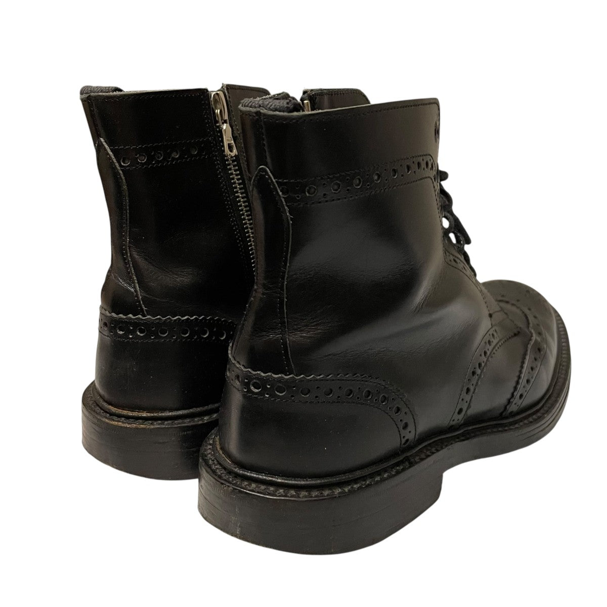 Tricker's×SOPHNET サイドジップ カントリーブーツ ブラック