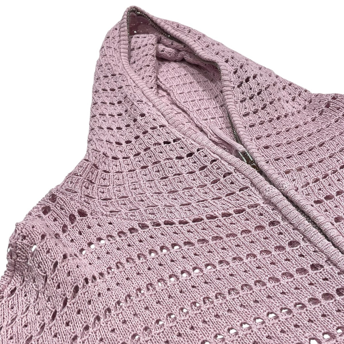 25ss-SY009 Crochet Hoodieメッシュパーカー