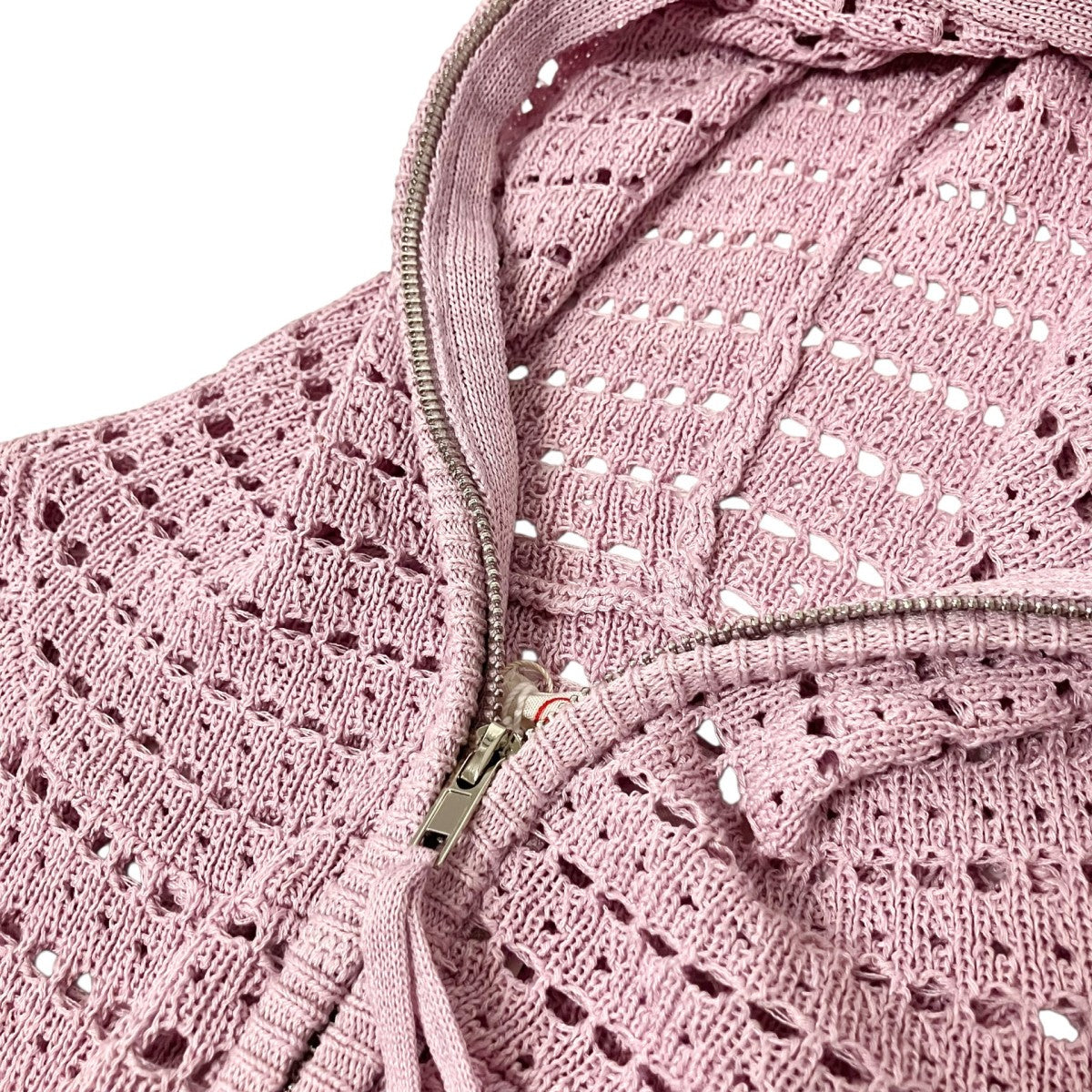 Crochet Hoodieメッシュパーカー25ss SY009