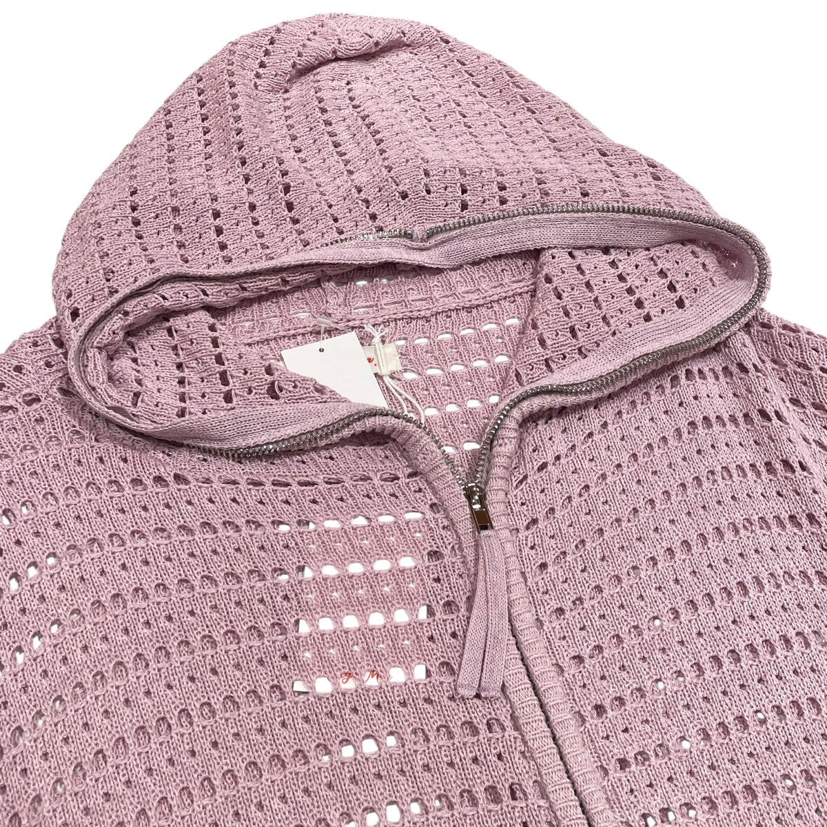25ss-SY009 Crochet Hoodieメッシュフーディ