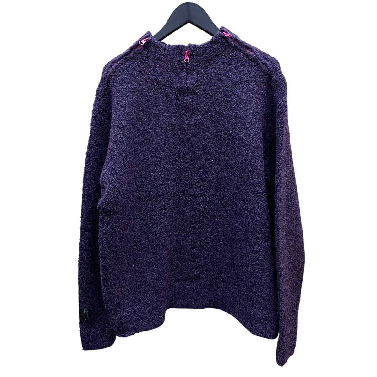 SYUMAN． 24aw-SY014 Fleece Knit pull overフリースジャケット 古着・中古-2枚目のアイテム画像