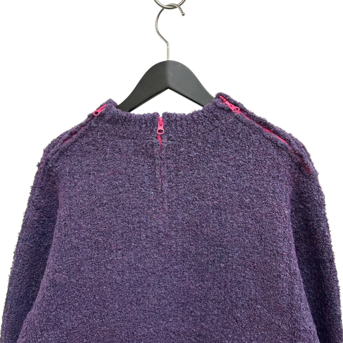 SYUMAN． 24AWFleece Knit pull overフリースニット24aw-SY014 古着・中古-4枚目のアイテム画像