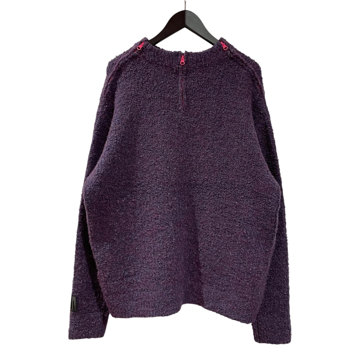 SYUMAN． 24aw-SY014 Fleece Knit pull overフリースジャケット 古着・中古-2枚目のアイテム画像