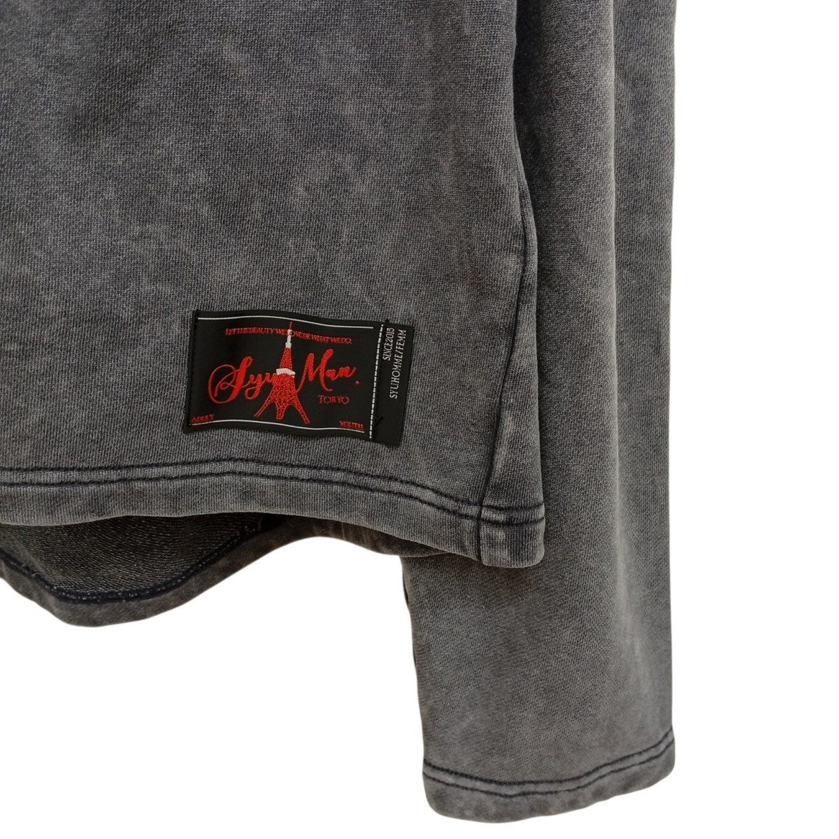 25ss-SY007 Wave gather Acid Hoodieパーカー