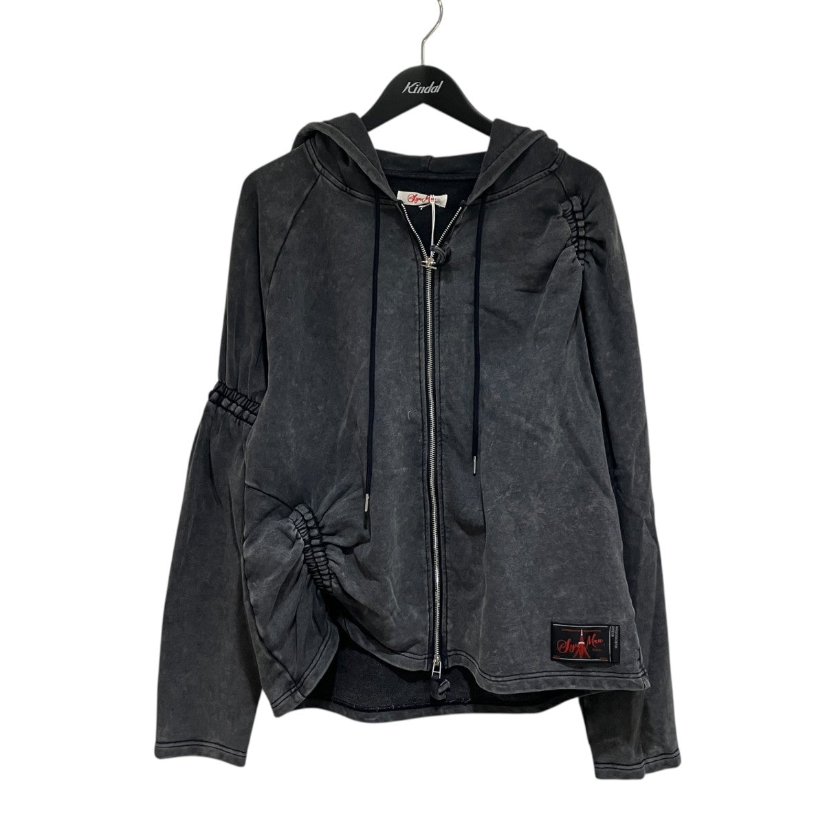 SYUMAN． 25ss-SY007 Wave gather Acid Hoodie長袖パーカー 古着・中古-1枚目のアイテム画像