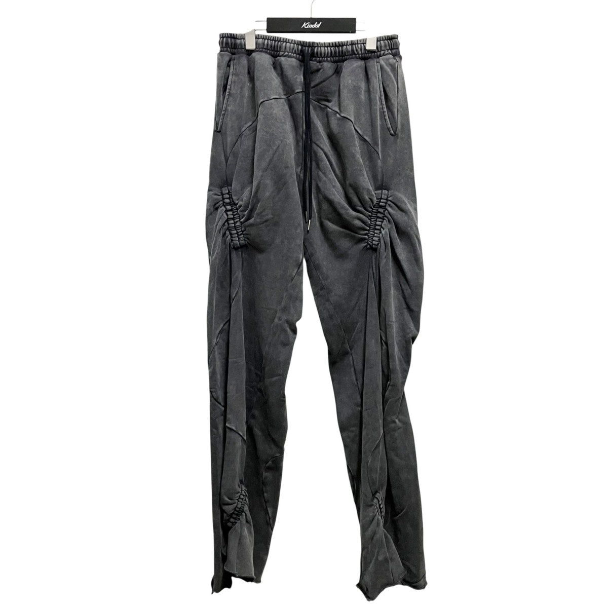 SYUMAN． Wave gather Acid trousersスウェットパンツ25ss SY018 古着・中古-1枚目のアイテム画像