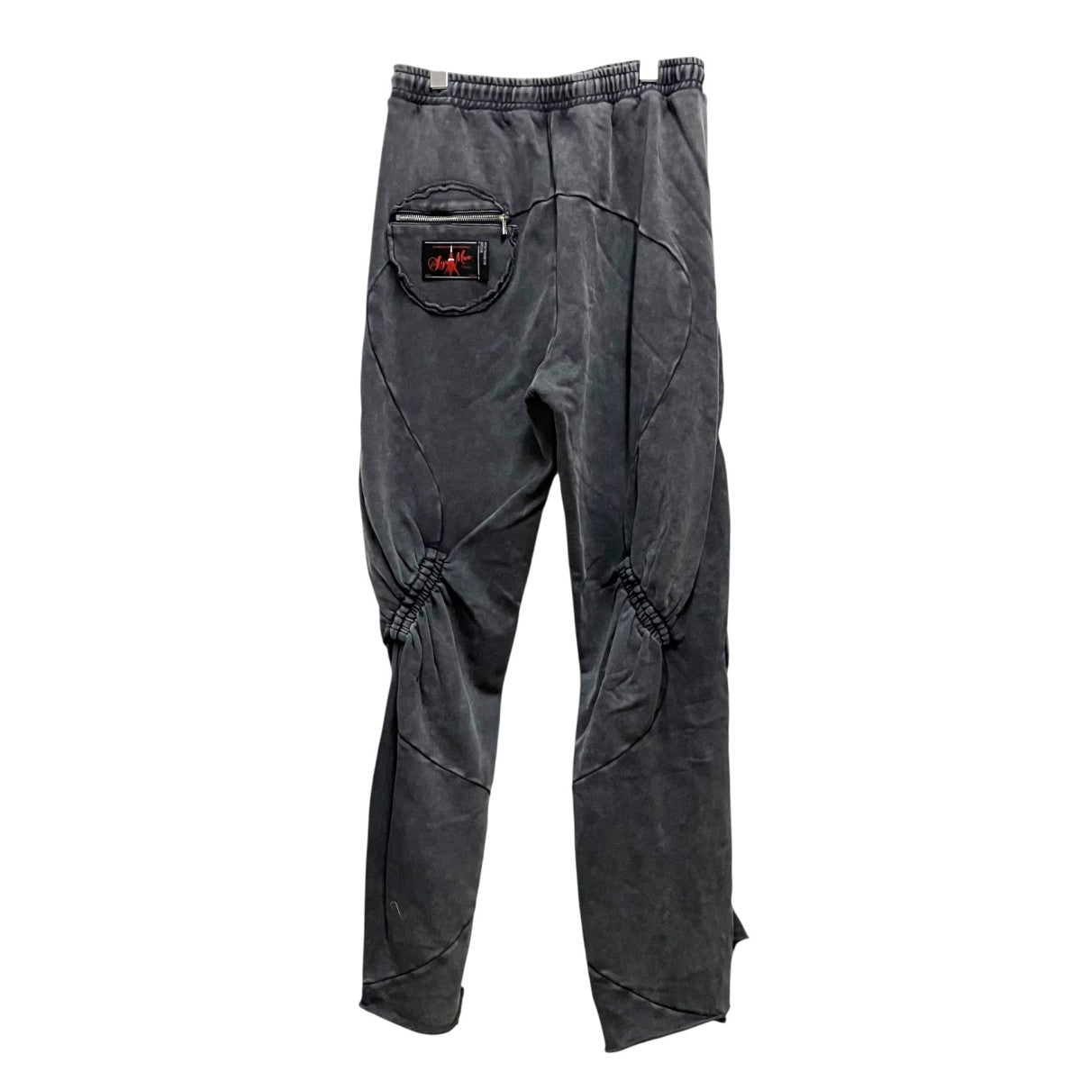 SYUMAN． Wave gather Acid trousersスウェットパンツ25ss SY018 古着・中古-2枚目のアイテム画像
