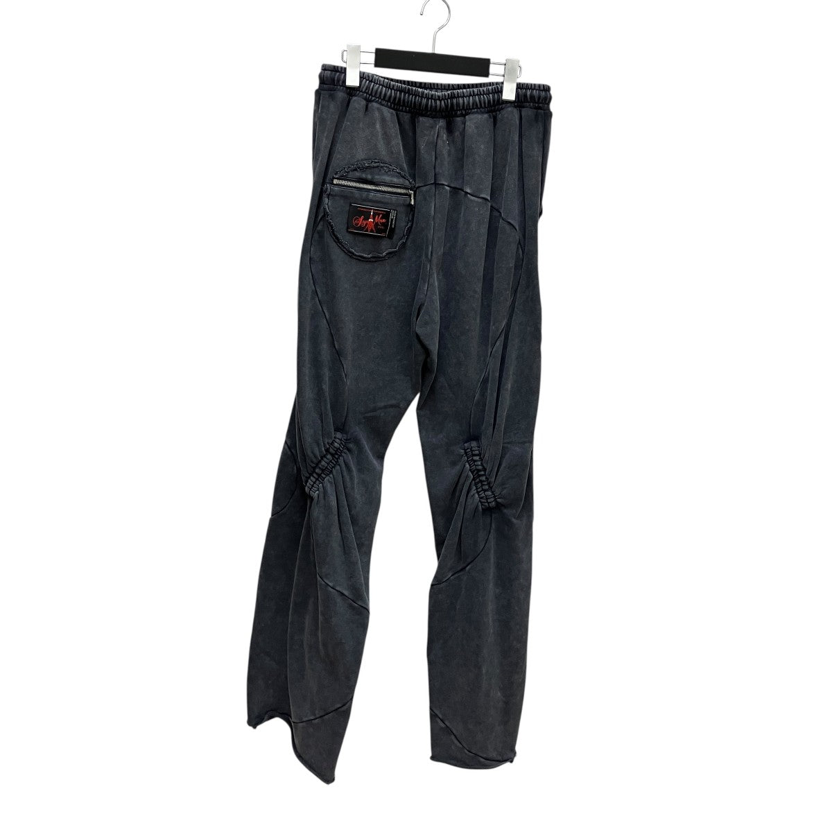 SYUMAN． 25ss-SY018 Wave gather Acid trousersスウェットパンツ 古着・中古-2枚目のアイテム画像