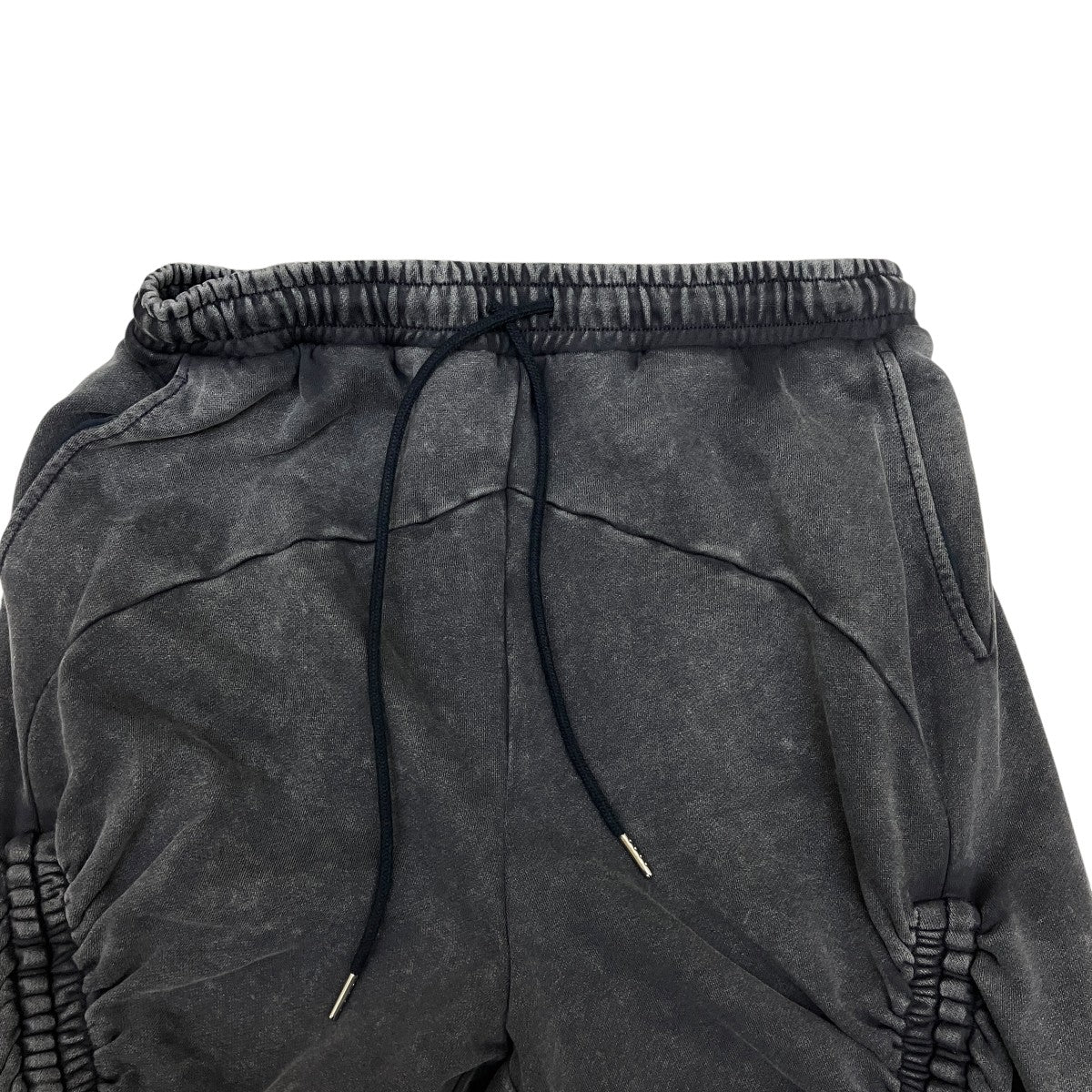 SYUMAN． 25ss-SY018 Wave gather Acid trousersスウェットパンツ 古着・中古-4枚目のアイテム画像