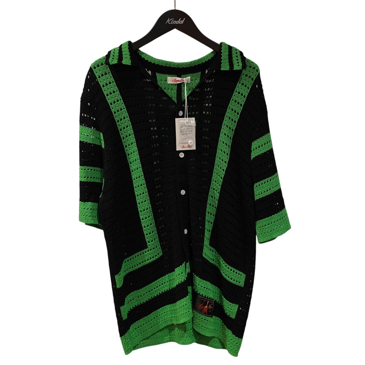SYUMAN． YO24SS-08 crochet short sleeve半袖シャツ 古着・中古-1枚目のアイテム画像