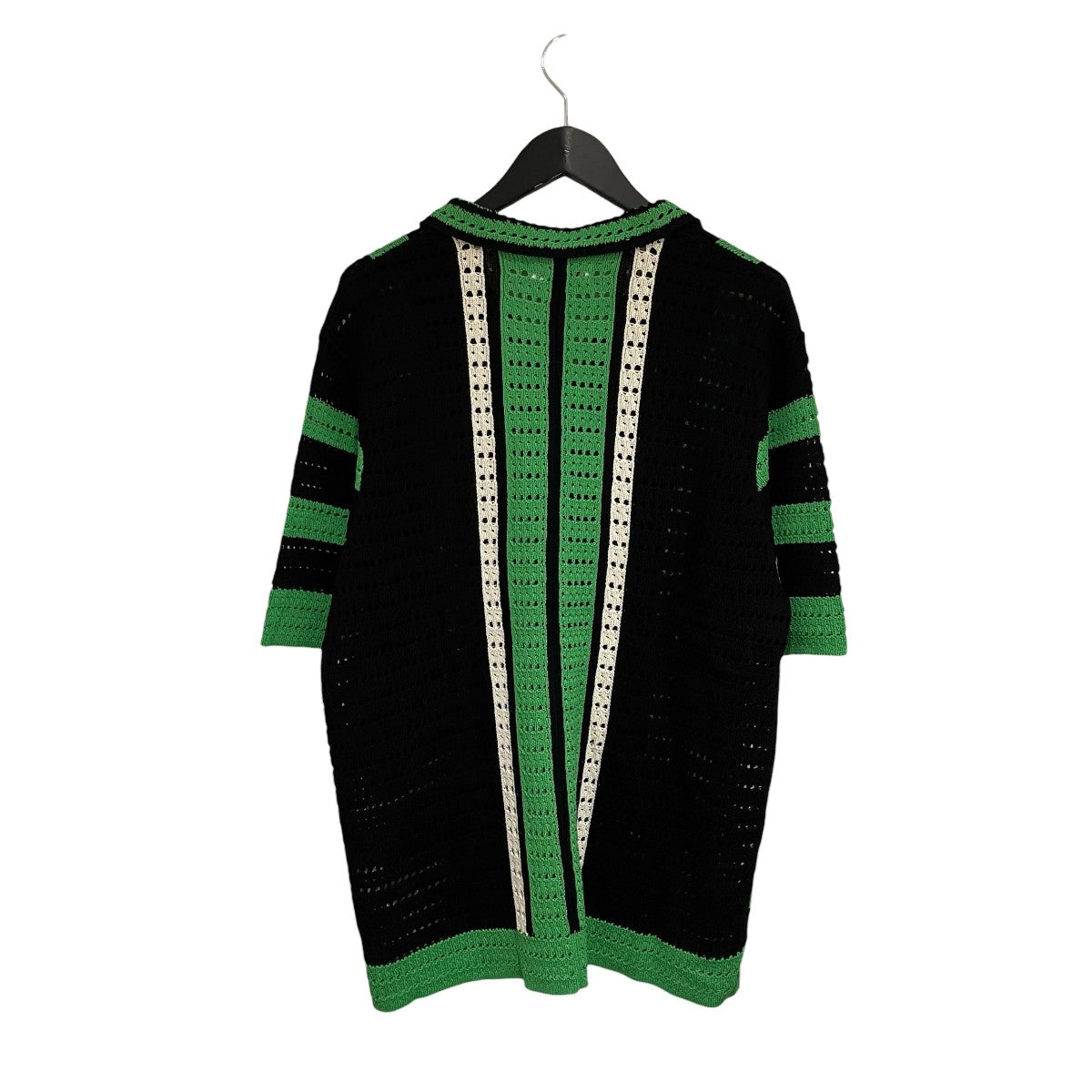 SYUMAN． YO24SS-08 crochet short sleeve半袖ニット 古着・中古-2枚目のアイテム画像