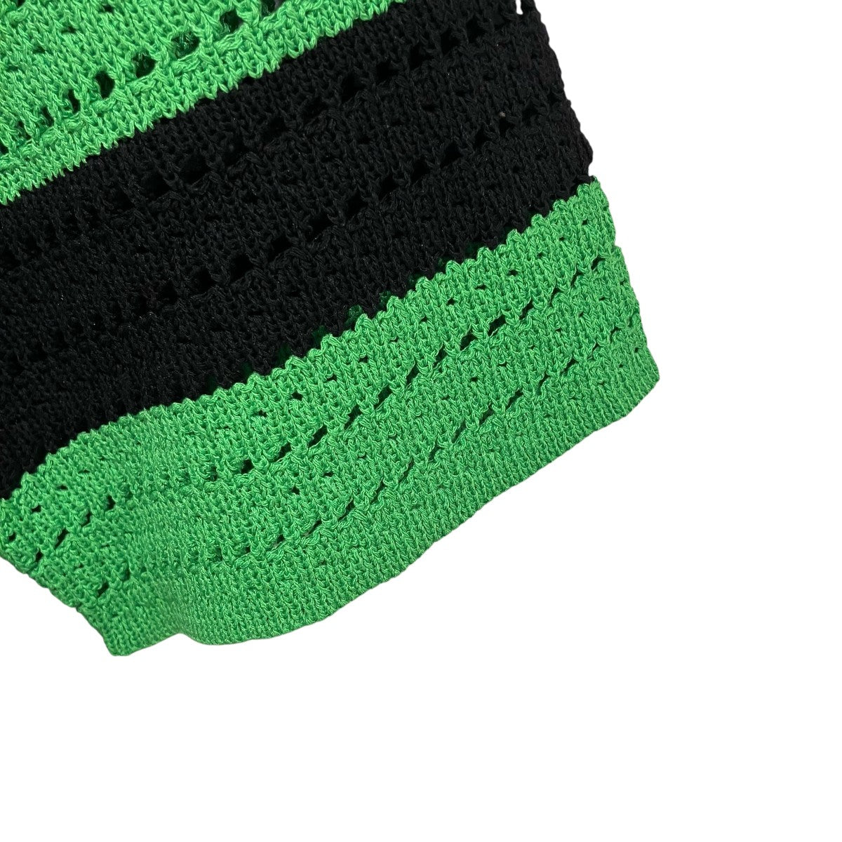 SYUMAN． YO24SS-08 crochet short sleeve半袖ニット 古着・中古-4枚目のアイテム画像
