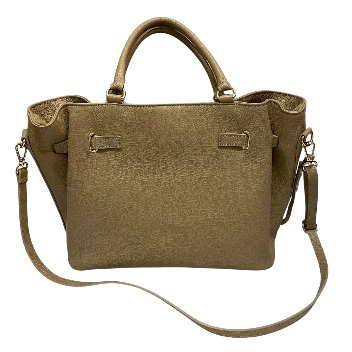 美品　BRIONI ハンドメイドタイ　ベージュ　メイドインイタリー PRATO MADE IN ITALY(プラ―ト メイド イン イタリー) 2WAYバッグ