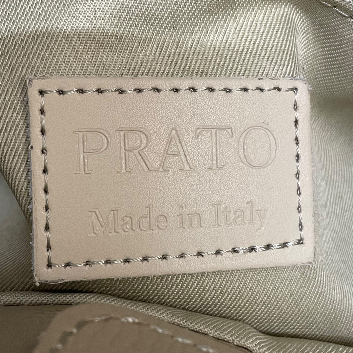 【美品】PRATO MADE IN ITALY 【別注】ボディバッグ PRATO MADE IN ITALY(プラ―ト メイド イン イタリー) 2WAYバッグ
