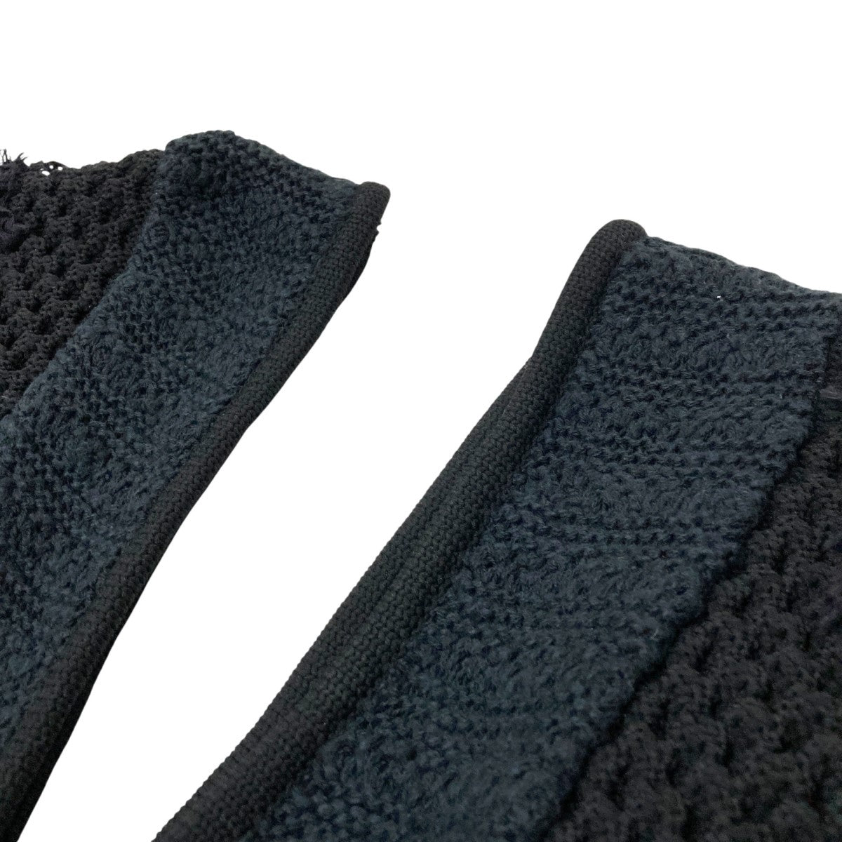 LEINWANDE(ラインヴァンド) Patchwork Fringe Topニットベスト