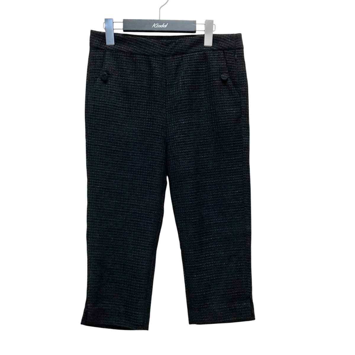 ok．soon monotone tweed capri pantsクロップドツイードパンツ 古着・中古-1枚目のアイテム画像