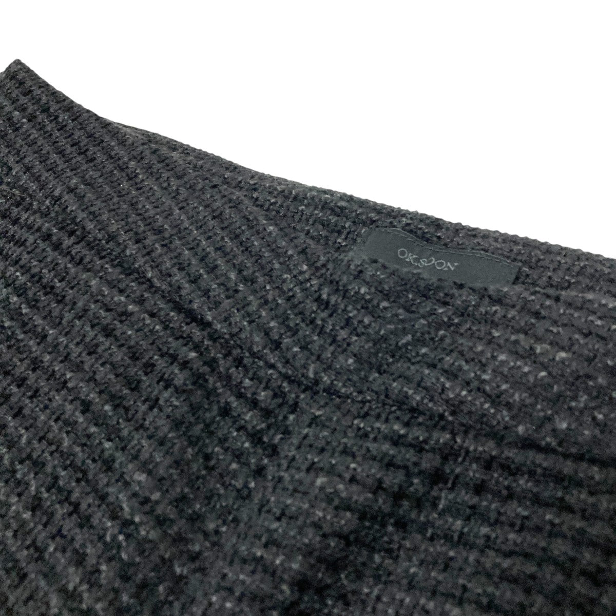 ok．soon monotone tweed capri pantsクロップドツイードパンツ 古着・中古-3枚目のアイテム画像