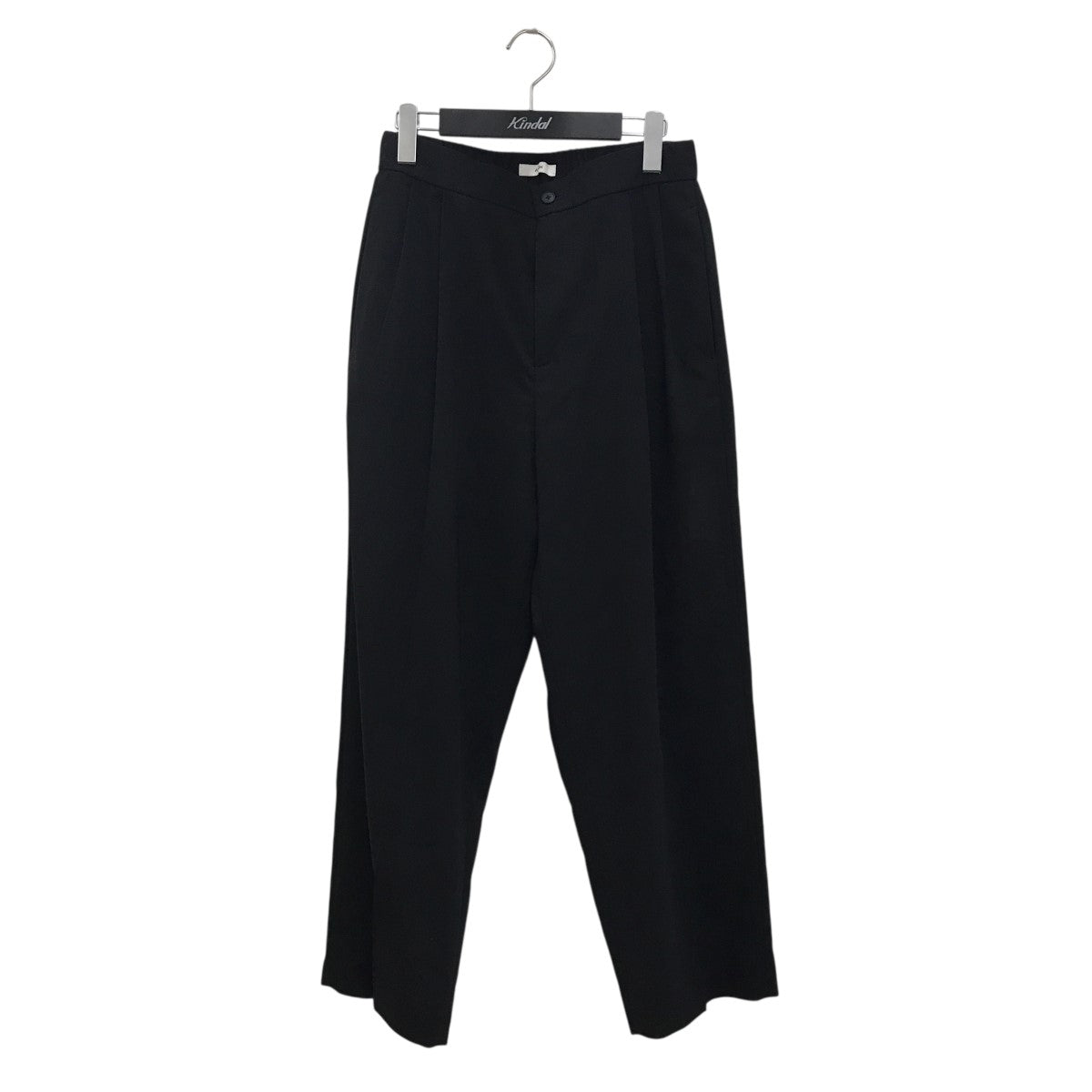 ATON TWIST WOOL TROPICAL TWO TUCKED EASYパンツ8004467 古着・中古-1枚目のアイテム画像