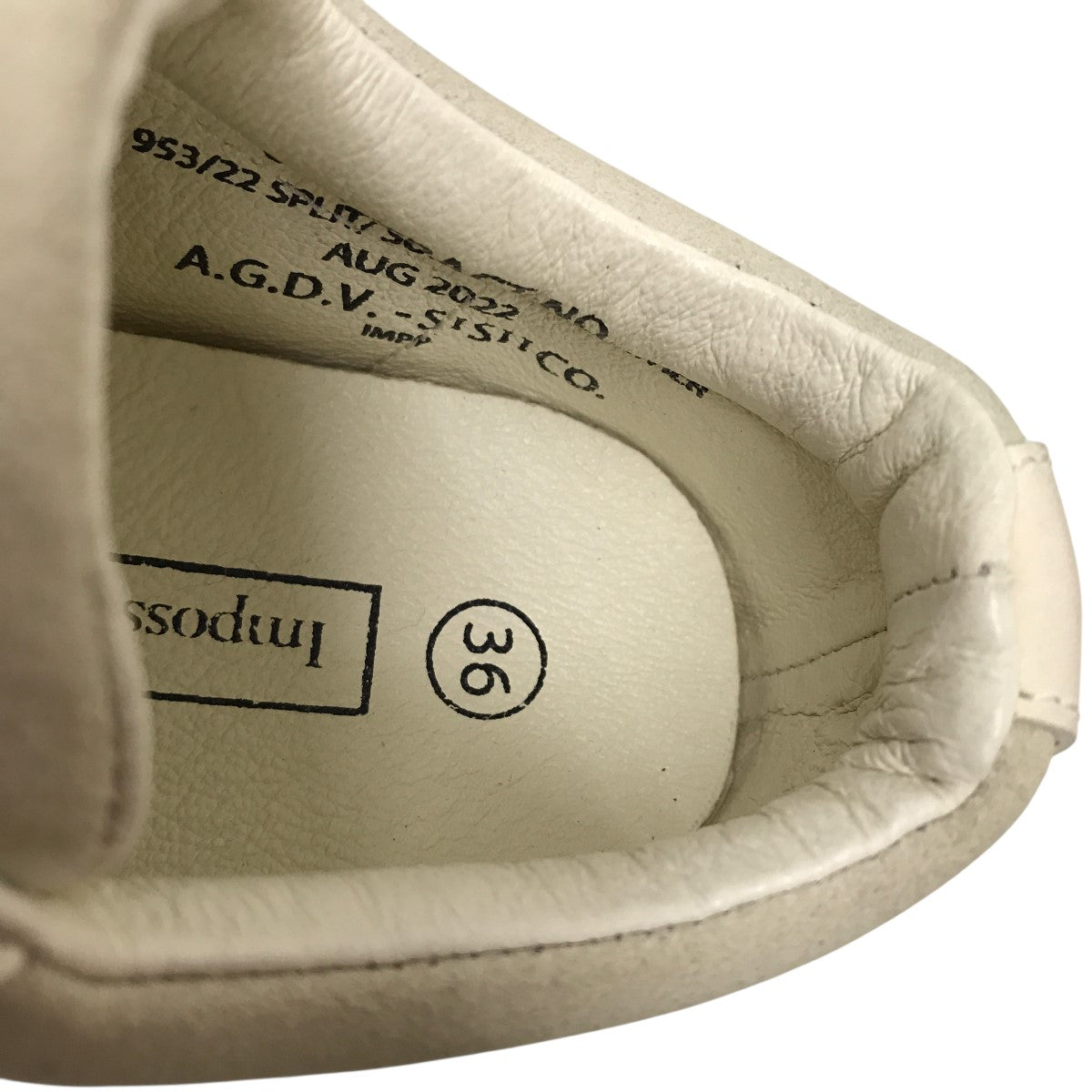 カインドオルオンライン Impossible Possibility ATHLETIC LOW COMBINATIONローカットスニーカー953-22 古着・中古-5枚目のアイテム画像